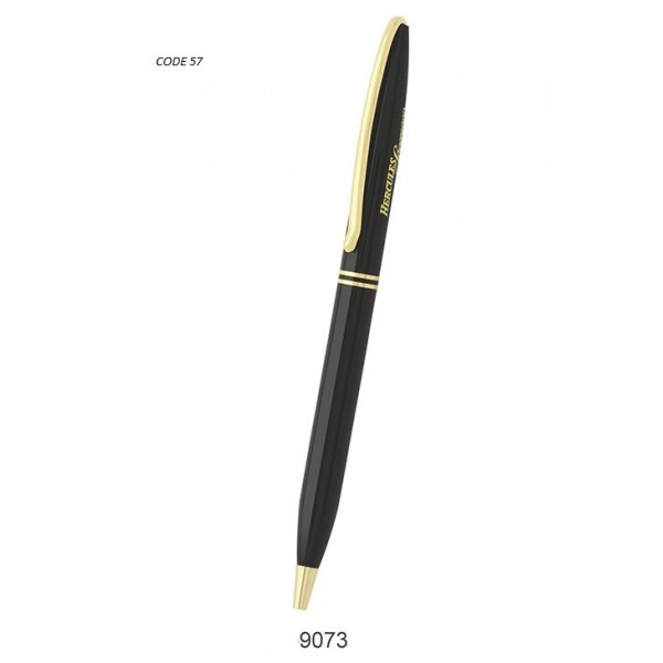 Sp Metal ball pen with colour black grip golden...